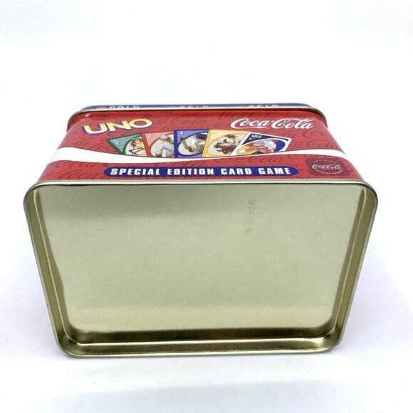 2004 Coca-Cola UNO Playing Cards w/Special Edition Collector Tin Sealed Decks - Picture 8 of 9